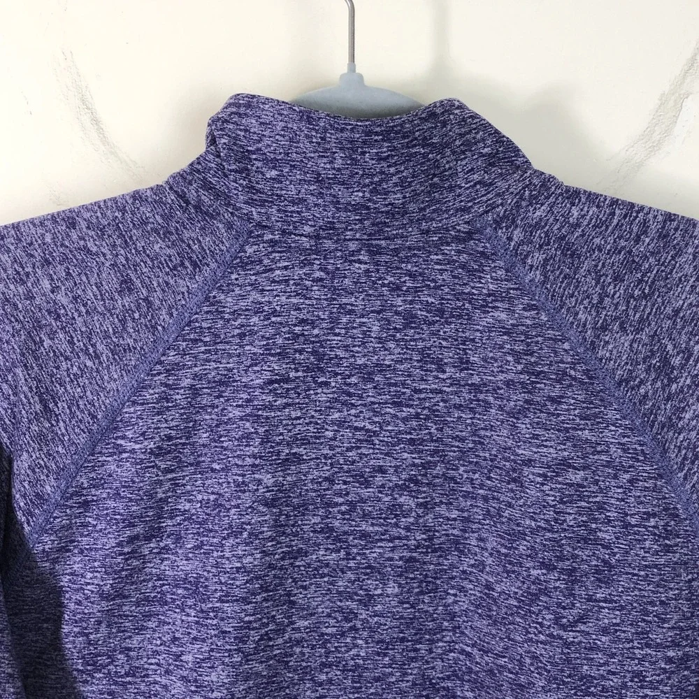 Nike Baltimore Ravens NFL Dri-Fit 1/4 Zip Pullover Sweatshirt Womens Sz L Purple